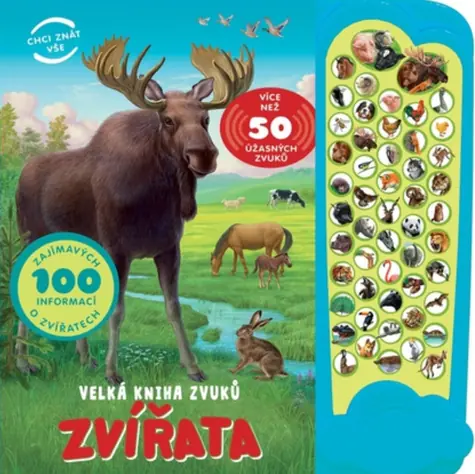 Svojtka & Co. Velká kniha zvuků Zvířata / od 2 let