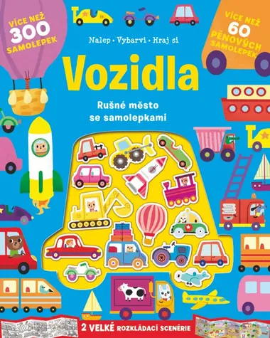 Svojtka & Co. Vozidla Rušné město se samolepkami / od 3 let