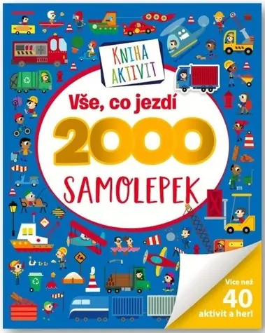 Svojtka & Co. Vše, co jezdí 2000 samolepek / od 3 let