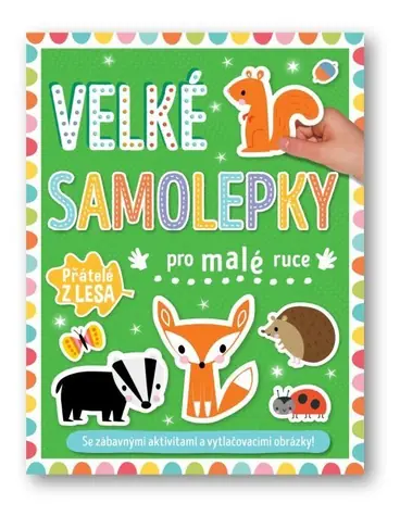 Svojtka & Co. Velké samolepky pro malé ruce Přátelé z lesa / od 3 let