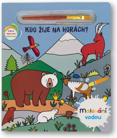 Svojtka & Co. Malování vodou: Kdo žije na horách? / od 2 let