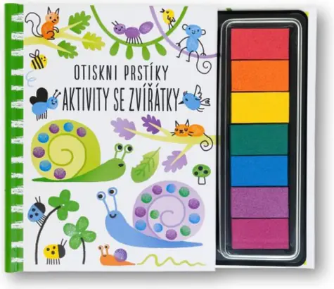 Svojtka & Co. Otiskni prstíky - Aktivity se zvířátky / od 2 let