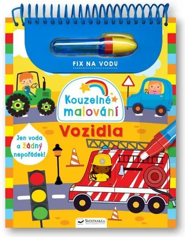 Svojtka & Co. Kouzelné malování: Vozidla / od 2 let