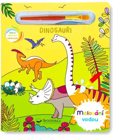 Svojtka & Co. Malování vodou: Dinosauři / od 2 let