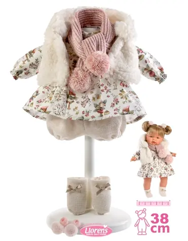 Llorens P38-352 obleček pro panenku velikosti 38 cm s doplňky