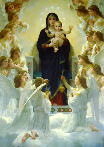 ENJOY Puzzle William Bouguereau: Panna s anděly / 1000 dílků / od 14 let