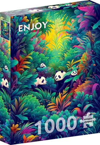ENJOY Puzzle Pandí nebe / 1000 dílků / od 14 let
