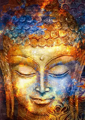 ENJOY Puzzle Usměvavý Buddha / 1000 dílků / od 14 let
