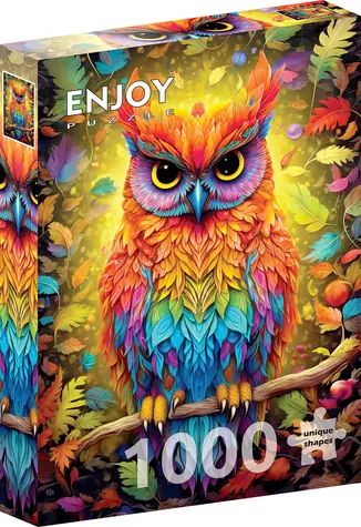ENJOY Puzzle Podzimní sova / 1000 dílků / od 14 let