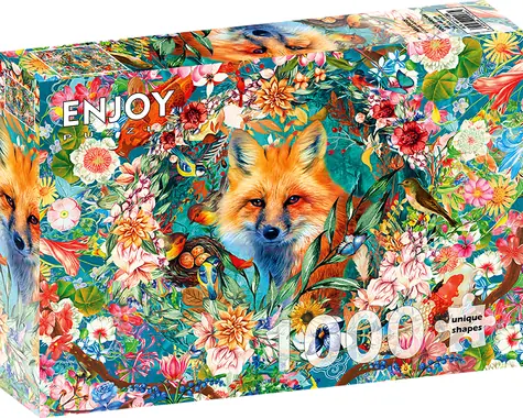 ENJOY Puzzle Paní liška / 1000 dílků / od 14 let