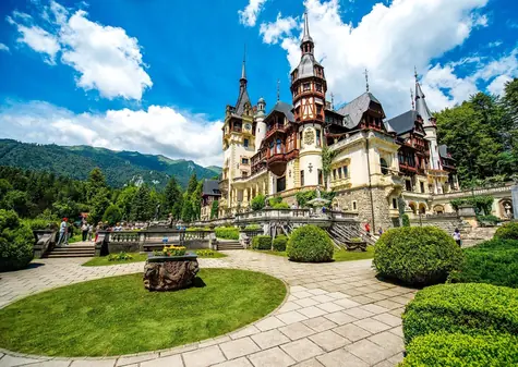 ENJOY Puzzle Královský hrad, Sinaia, Rumunsko / 1000 dílků / od 14 let