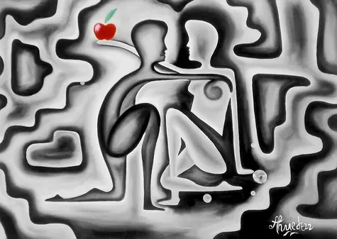 ENJOY Puzzle Adam a Eva / 1000 dílků / od 14 let