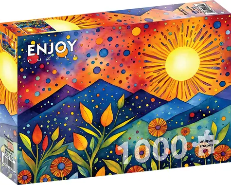 ENJOY Puzzle Déšť při západu slunce / 1000 dílků / od 14 let