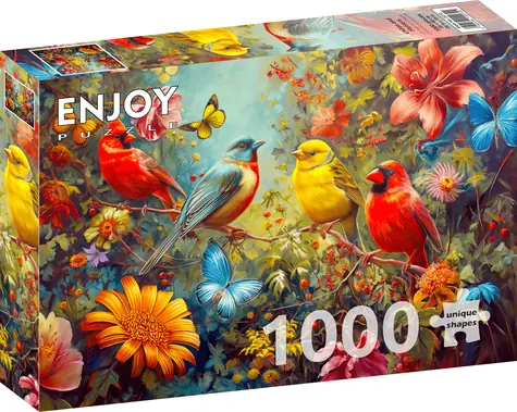 ENJOY Puzzle Cvrlikání a Třepotání / 1000 dílků / od 14 let