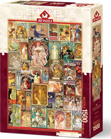 ART PUZZLE 5407 Puzzle Secesní plakát / 1500 dílků / od 15 let