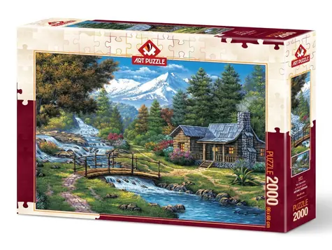 ART PUZZLE 5471 Puzzle Dva vodopády / 2000 dílků / od 15 let