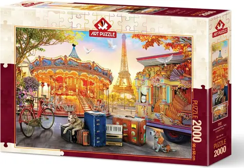 ART PUZZLE 5497 Puzzle Lunapark v Paříži / 2000 dílků / od 15 let