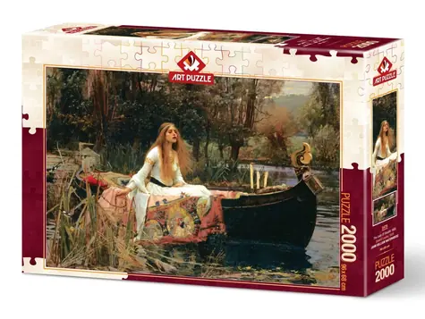 ART PUZZLE 5478 Puzzle Museum Series: Paní ze Shalott 1888, / 2000 dílků / od 15 let
