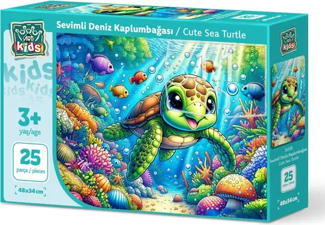 ART PUZZLE 35045 Puzzle Roztomilá mořská želva / 25 dílků / od 3 let