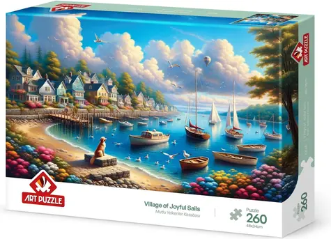 ART PUZZLE 40268 Puzzle Přístav plný plachetnic / 260 dílků / od 8 let