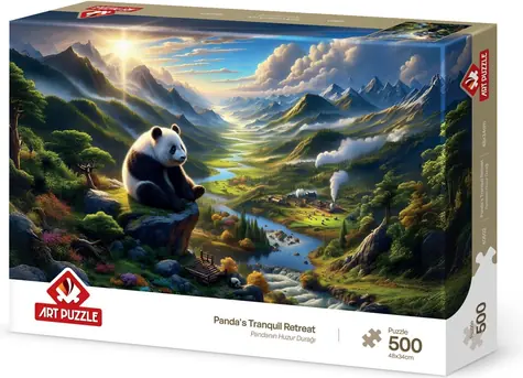 ART PUZZLE 40502 Puzzle Útočiště pro pandy / 500 dílků / od 8 let