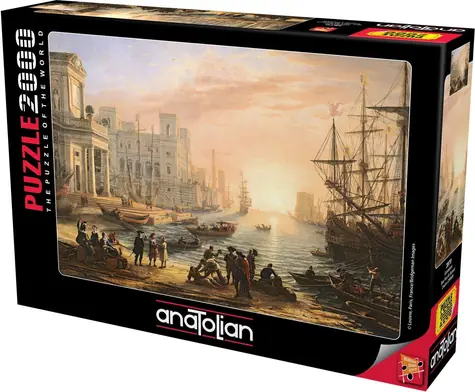 ANATOLIAN Puzzle Přístav při západu slunce / 2000 dílků / od 12 let
