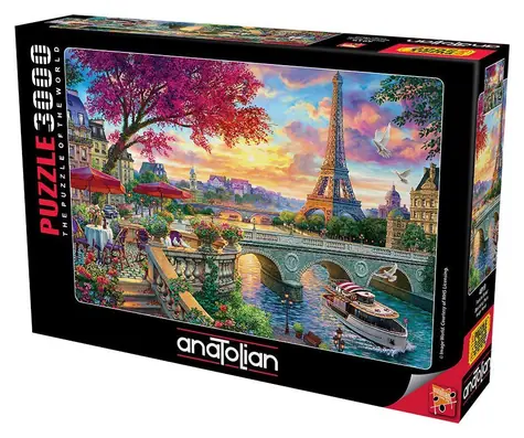 ANATOLIAN Puzzle Rozkvetlá Paříž / 3000 dílků / od 12 let
