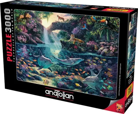 ANATOLIAN Puzzle Ráj uprostřed džungle / 3000 dílků / od 12 let