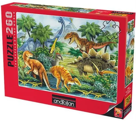 ANATOLIAN Puzzle Údolí dinosaurů / 260 dílků / od 8 let