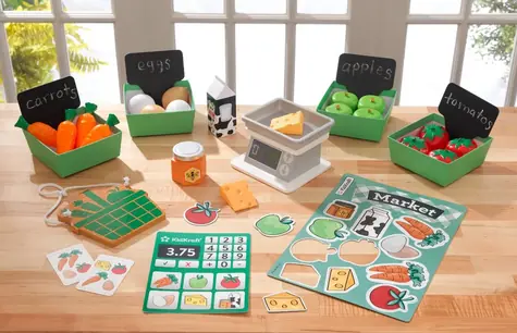 KidKraft Stánek s ovocem a zeleninou / od 3 let