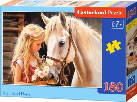 Castorland 018536 Puzzle Můj přítel kůň180 dílků / 180 dílků / od 7 let