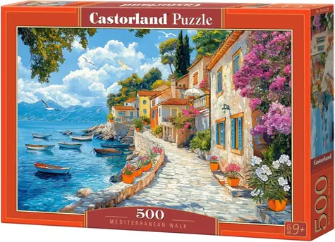 Castorland 54220 Puzzle Středomořská procházka / 500 dílků / od 9 let