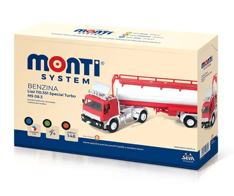 Seva Stavebnice Monti 08.3 Benzina Liaz / 1:48 / od 6 let