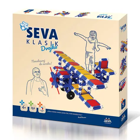 Seva Stavebnice Seva Klasik Dvojka / 366 ks  / od 4 let