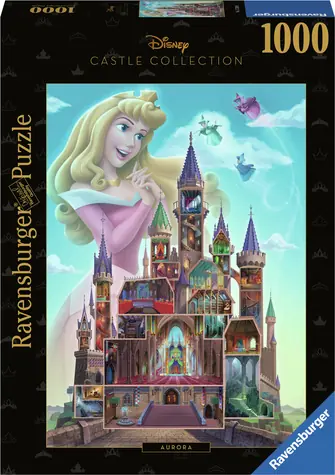 Ravensburger Puzzle Disney Castle Collection: Šípková Růženka / 1000 dílků / od 14 let