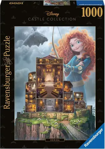 Ravensburger Puzzle Disney zámky: Merida / 1000 dílků / od 14 let