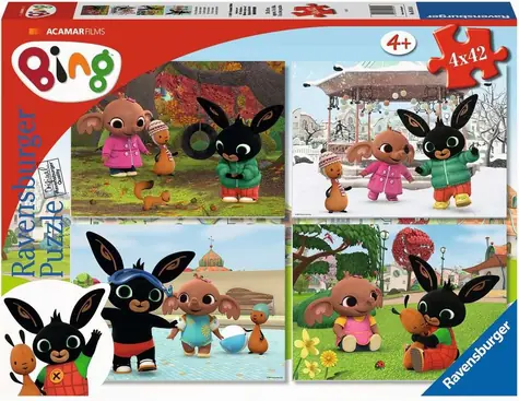 Ravensburger Puzzle Bing / 4x42 dílků / od 4 let