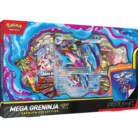 Pokémon TCG: Mega Greninja ex Premium Collection / od 6 let