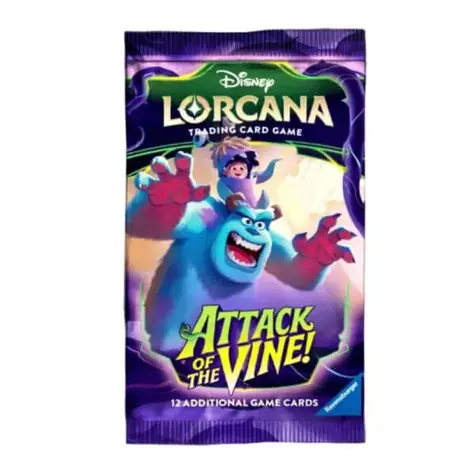 Disney Lorcana: Attack of the Vine - Booster Pack / od 8 let