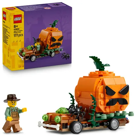 LEGO® Iconic 40822 Pick-up s halloweenskými dýněmi / Počet dílků: 177 / od 8 let