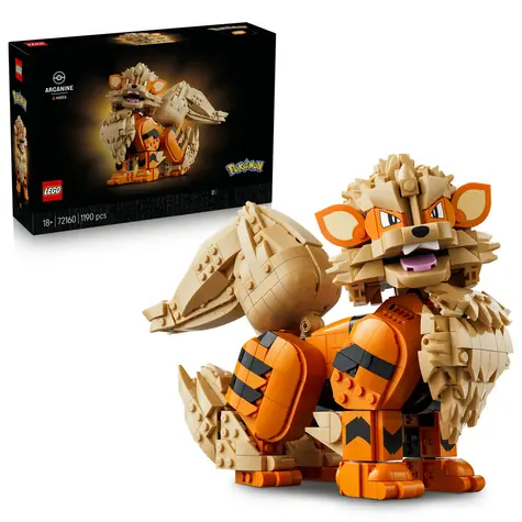 LEGO® Pokémon™ 72160 Arcanine / Počet dílků: 1190 / od 18 let