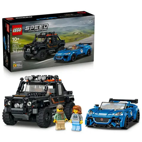 LEGO® Speed Champions 77264 Jaguar Project 7 a Land Rover Defender / Počet dílků: 740 / od 10 let