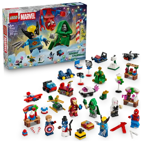 LEGO® Marvel 76340 Adventní kalendář 2026 / Počet dílků: 317 / od 6 let
