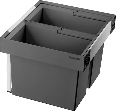 Blanco Flexon II - Vestavný odpadkový koš dělený - objem 49 l