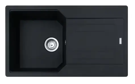 Franke Urban - Fragranitový dřez UBG 611-86 86x50 cm matná černá
