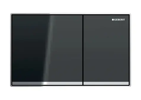Geberit Sigma60 - Ovládací tlačítko splachování chrom/lávová