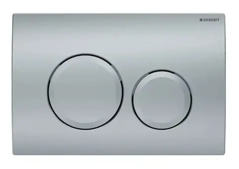 Geberit Delta20 - Ovládání splachování matný chrom