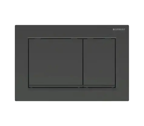 Geberit Omega20 - Ovládání splachování lesklá černá