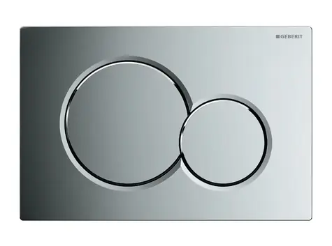 Geberit Sigma01 - Ovládací tlačítko splachování lesklý chrom 