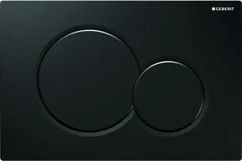 Geberit Sigma01 - Ovládací tlačítko splachování černá 